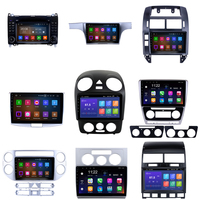 Hot Products Rahmen Radios Auto Panel Auto Rahmen für VW 2016 Touran schwarz 9 Zoll Auto DVD Player Rahmen