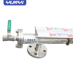 Professioneller Magnetischer Schwimmer-Füllstandsanzeiger aus Edelstahl |   HART 4-20mA Signal |   Industrielle Tankfüllstandmessung - Product Image 3