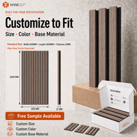 Panneaux acoustiques à haute absorption sonore WINEGO, panneaux muraux en bois ignifuges, panneaux muraux acoustiques en bois imperméables