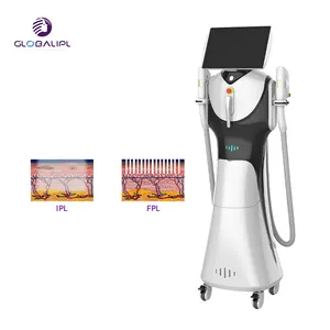 Professional new design 4 in 1 cooling ice opt ipl hair removal replaceable handle beauty machine