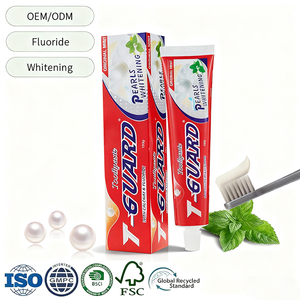 Dentifrice à base de menthe fluorée pour blanchir les dents, personnalisé et sous marque privée - Product Image 1