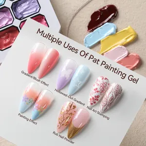 Esmalte de Uñas en Gel UR SUGAR 4 en 1, Efecto Degradado Fácil de Aplicar, para Manicura Francesa DIY, Barniz UV Sólido, Gel de Arte para Pintar - Product Image 3