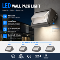 Lampe murale LED extérieure à cellule photoélectrique, super lumineuse, puissance 120W/100W/80W/60W, 3 températures de couleur réglables (3000-4000-5000K)
