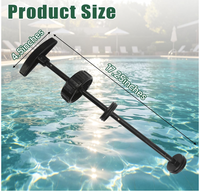 Ensemble de piston de filtre de piscine 51013811, remplacement pour vanne de commande de filtre de piscine Pentair American Products