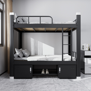 Двухъярусная металлическая двухъярусная кровать для подростков - Product Image 2