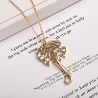 Nouveaux bijoux de mode tendance, collier en or avec pendentif animal, tigre, chien, singe, éléphant, abeille, lapin, serpent, léopard, oiseau, bijoux pour femmes