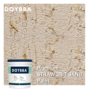 Peinture murale liquide en fibres de paille naturelle pour décoration intérieure et extérieure de villas, vente directe usine - Product Image 3