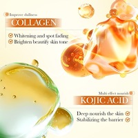 Lotion émulsion éclaircissante et anti-taches 130 ml pour le visage, nourrissante à l'acide kojique, au curcuma et au collagène