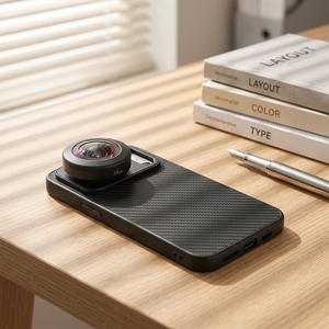 Nouveautés GiAi : Adaptateur d'objectif <span class=keywords><strong>macro</strong></span> fisheye pour smartphone, 17 mm, champ de vision de 200 degrés, boîtier en verre optique compatible Sigma/Pentax - Product Image 2
