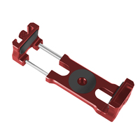 Support de téléphone léger à pince en U extensible 62-87mm de largeur support de chaussure froide 1/4 "ARRI pour support de trépied de pince de caméra de téléphone portable