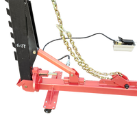 Machine de redressage de châssis automobile portable hydraulique 3T en acier au manganèse pour débosselage simple