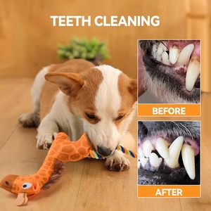 Jouets pour chiens indestructibles en forme d'animaux, girafe colorée, puzzle interactif durable, vente en gros - Product Image 5
