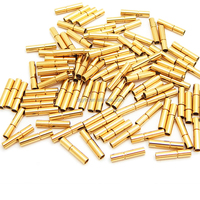 Fermoir de finition pour bracelet et collier en cordon de cuir, en acier inoxydable brillant, avec longue boucle à ressort sécurisée, pour la création de bijoux DIY