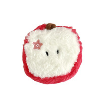 Dompet Boneka Apel Hijau Kartun Grosir, Gantungan Kunci Tas Apel Merah Lucu, Liontin Gantungan Kunci Buah Kreatif, Hadiah Anak-Anak