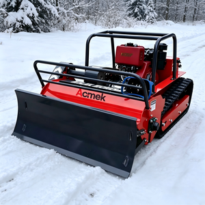 Hot Sales CE EPA Grass RC Flail Lawn Mower Robot <b>Gasoline</b> With Snow Plow 800mm 1000mm 1200mm ACK-800s High Traction System Ensur - Product Image 2