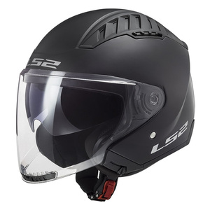 Casco Jet Ls2 Nero L in Termoplastica per Moto - Product Image 1