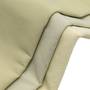 50S cotton nylon <b>blended</b> fine plain non stretch yarn card woven khaki garment fabric wholesale ready stock - Product Image 6