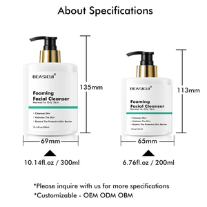 Detergente idratante schiumogeno SA levigante per pelli secche grasse lozione idratante cura della pelle - Product Image 6