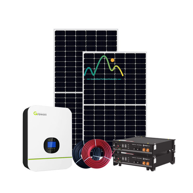 1kw 3kw 5kw 10kw 15kw 20kw Solar Hybrid Grid System with Panel Lifepo4 Deep Cycle Gel Battery for Hybrid Power System
