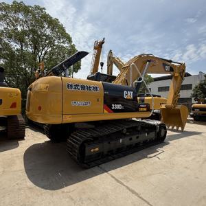 Excavadora de ruedas Caterpillar 330D2L usada al mejor valor, directa desde Japón, motor de bomba de motor central de fábrica, máquina de construcción - Product Image 1