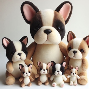 Mascotte personnalisée nouveau produit bouledogue français en peluche animal en peluche doux bouledogue jouet en peluche jouet en peluche - Product Image 4
