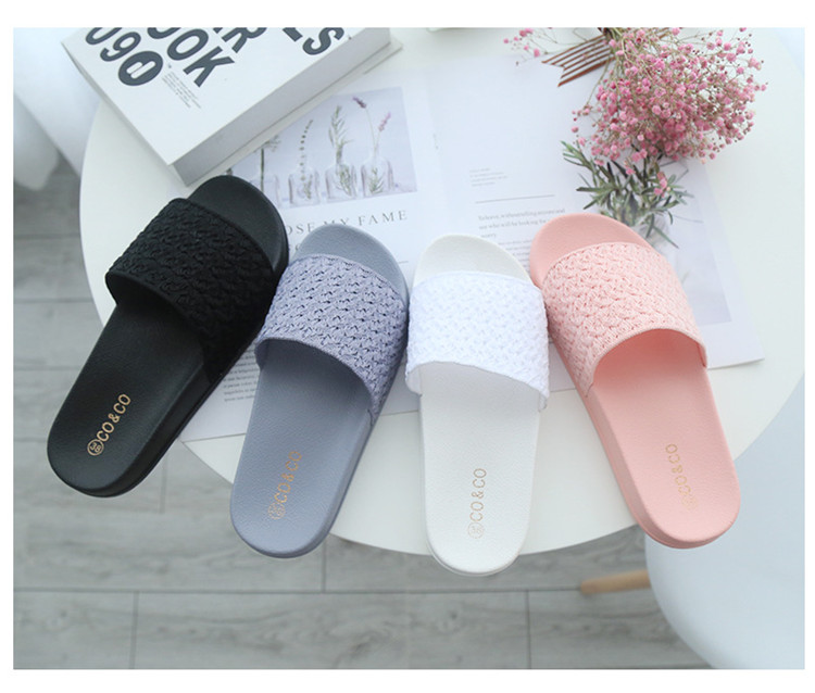 2021 Ladies Slides Sandals Indoor Non-slip Summer Beach Plastic Slippers Women Wholesale