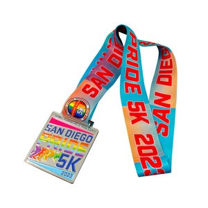 Fornitura di fabbrica in metallo artigianato Design personalizzato maratona nuoto Pentathlon moderno medaglia nordica combinata medaglia - Product Image 4