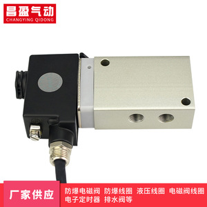 Válvula Solenoide Antideflagrante de Dos Posiciones y Cinco Vías Changying Qidong 2636000 para Control Neumático con Puerto de 1/2 Pulgada - Product Image 2