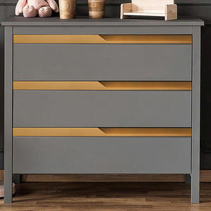Modern Minimalist Aluminum Alloy Embedded Furniture Pulls Luxury Recessed Drawer Handles for Kitchen <b>Cabinets</b> Wardrobes - Product Image 4