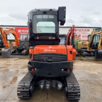 Mini-excavatrice Kubota U27 d'occasion abordable, petite excavatrice sur chenilles d'occasion