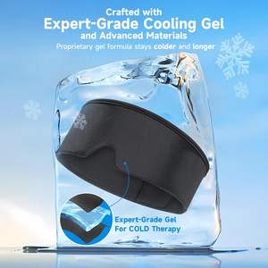 स्लीप कूलिंग स्लीप मास्क धोने योग्य पुनः प्रयोज्य नेत्र मास्क धोने योग्य पुनः प्रयोज्य आंखों के लिए नरम बर्फ पैक जेल ठंडा कंप्रेस चिकित्सा - Product Image 6