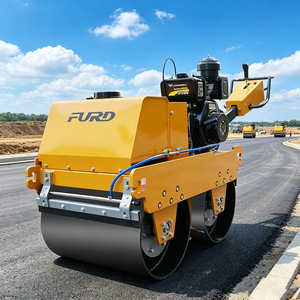 FYLJ-S600C 디젤 이중 드럼 수동 진동 로울러(유압 펌프 장착, 짧은 회전 <span class=keywords><strong>반경</strong></span>, 건설용) - Product Image 1