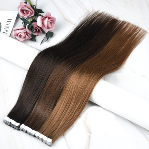 K.swigs ผมจีนคุณภาพสูงผมตรงเรีมมี่มนุษย์ผมมินิเทปที่มองไม่เห็นผมต่อไฮไลต์ balayage - Product Image 5