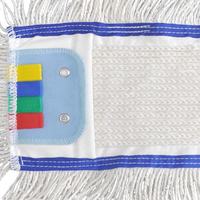 Tête de vadrouille de nettoyage de poche remplaçable en polyester plat et coton microtissu recyclé Tête de vadrouille plate pour vadrouilles magiques humides