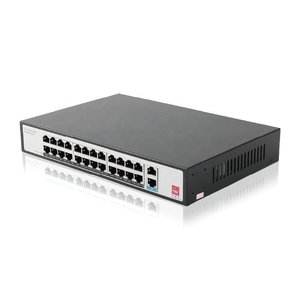 Offre Spéciale Usine directe 24 100Mbps + 2 Gigabit Ethernet Commutateur 250m Distance Max 30W Sortie PoE Commutateur IEEE802.3af/at 300W Alimentation - Product Image 3