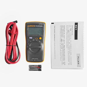 Multímetro de bolsillo Fluke 101 Basic, tamaño mini, con rango automático, resistente al agua IP40, seguridad de 600V, voltaje CC/CA de 0.1mV-600V, funciona con dos pilas AAA - Product Image 6