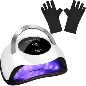 108W Cordless UV LED Nail <b>Lamp</b> Rechargeable <b>with</b> LCD Display Portable Touch Switch Professional for Gel Nail Art - Product Image 1