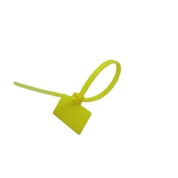 Attaches-câbles en nylon autobloquants avec étiquettes de marquage et logo pour applications électriques