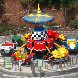24 posti divertente fiera per bambini all'aperto pazzo di salto di volo giochi di macchina di rimbalzo auto parco divertimenti giostre per la vendita - Product Image 2
