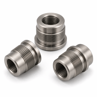 Carcasa de Conector de Precisión de Titanio Grado 5, Mecanizada por CNC de Alta Precisión, para Equipos Ópticos, Prototipos Rápidos