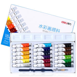 Deli – ensemble de pinceaux de <span class=keywords><strong>peinture</strong></span> à pigments d'aquarelle 73853, pour artiste étudiant Portable en plein air croquis Art fournitures scolaires de papeterie - Product Image 3