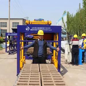 Shandong Weida, pavimentadora de hormigón de cemento totalmente automática hidráulica, maquinaria de fabricación de ladrillos de bloques sólidos huecos