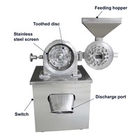 Machine à Moudre Électrique Mini de Haute Qualité pour Aliments Secs et Humides, Épices, Riz, Maïs, Céréales, Blé, Moulin à Farine
