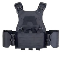 Gilet tactique Falcon à dégagement rapide, léger, adaptable, système de montage laser MOLLE, taille moyenne ajustable, camouflage