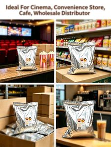 Palomitas de maíz en bolsa de aluminio de 2500g a granel para cine y centro comercial, venta al por mayor/al por menor - Product Image 5
