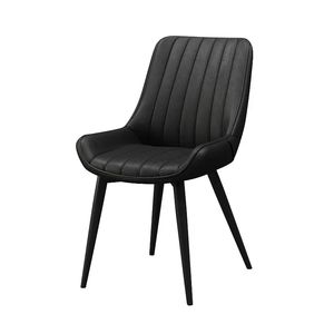 Easy Assembly Modern Restaurant Furniture PU <b>Leather</b> <b>Dining</b> <b>Chairs</b> With Metal Legs - Product Image 6