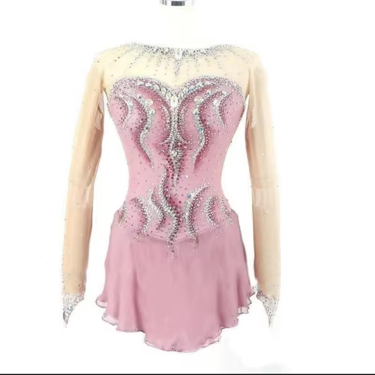 chinese dress ladies Chic Staple Ribbed Knit Skater Dress main image 0