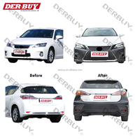 Kit de carrosserie de vente directe d'usine pour Lexus CT200 2011-2016 mise à niveau vers le pare-chocs avant et arrière de voiture de style CT F Sport 2020 avec calandre