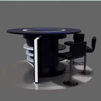 Mesa de Trabajo Móvil con Anclaje, Mesa de Transmisión en Vivo para Celebridades de Internet, Mesa de Exhibición, Escritorios de Oficina, Mesa de Noticias para Estaciones de TV