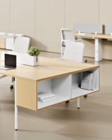 Meubles de bureau modernes et professionnels, postes de travail en bois pour 1 à 3 personnes